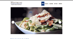 Desktop Screenshot of franchise.wintrust.com